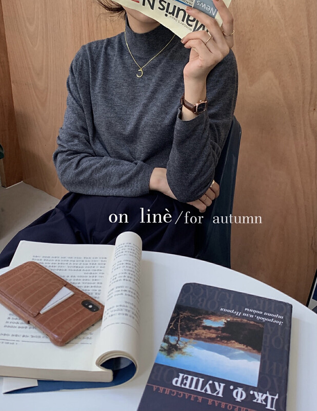 Original price 88.99! [ON LINE] Superfine wool is delicate and skin-friendly, comfortable and versatile, thin and half turtleneck sweater containing 33 wool 801
