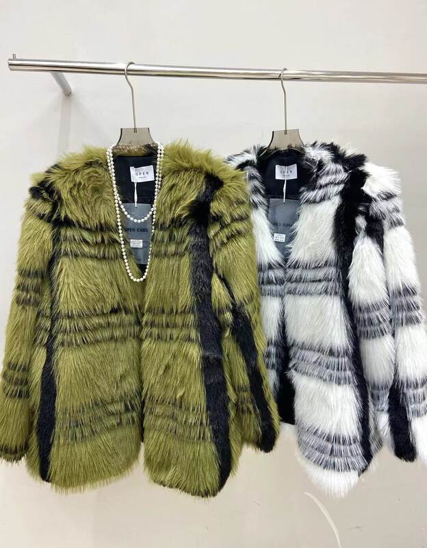 【OPEN】Loose Colorblock Short Coat 9078# OZQ