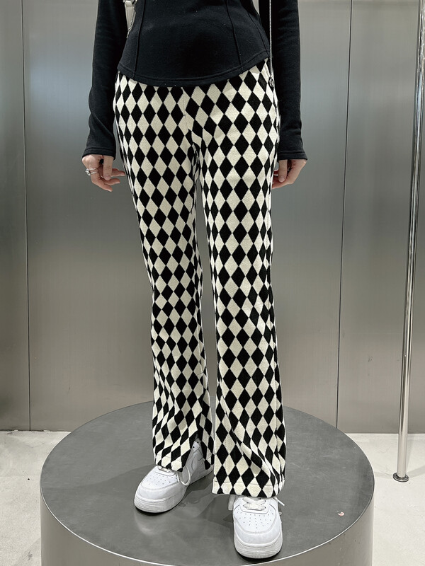 [DS] Flocking thickening and slimming diamond leggings 28696D# JHY