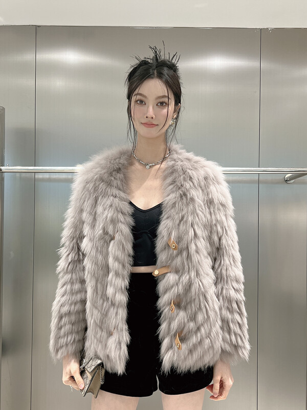 [DS] Imitation fox fur winter new furry warm fur coat 99260D# JHY