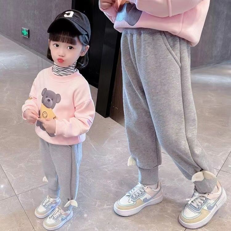 Girls sports pants spring and autumn 2022 new baby girl children's clothing foreign style autumn trousers fashionable autumn clothes
