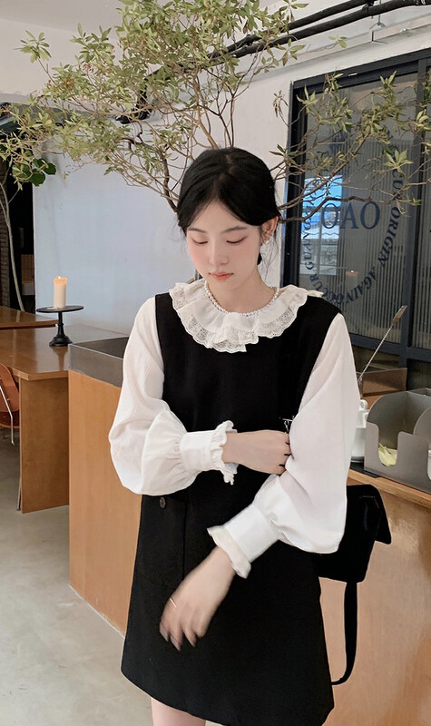 【L.L STUDIO】Simple solid color versatile single-breasted shirt 78369# PCZ