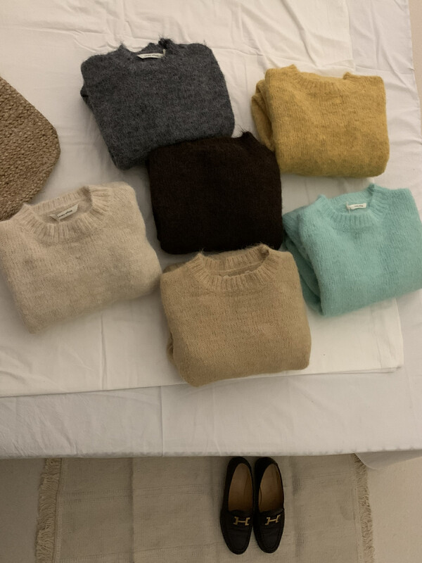 【LOVELY/SHMILY】Korean Lazy Style Versatile Sweater Sweater M0871