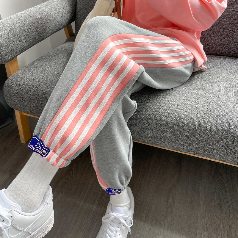 Girls' Spring and Autumn Pants Children's Fried Street Guard Pants Middle and Big Children's Autumn Trousers Autumn Casual Sports Pants Thin Autumn Wear