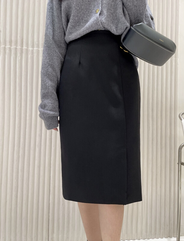 Original price 81.21! 【HANNA Hanna】Limited time special offer high waist skirt 22 autumn dress professional half skirt H1298AQ