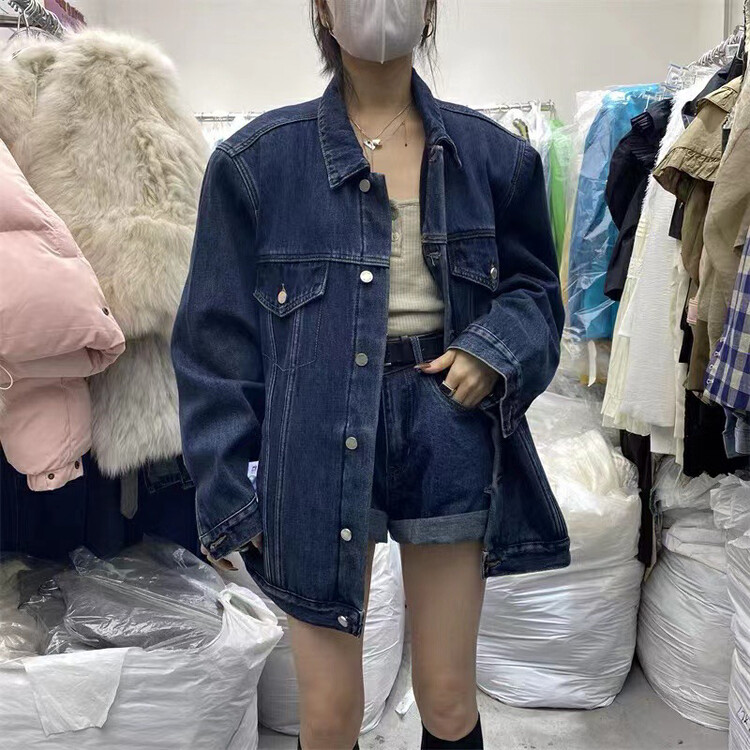 【MI NI】Retro Thick Casual Denim Jacket 9607# PCZ