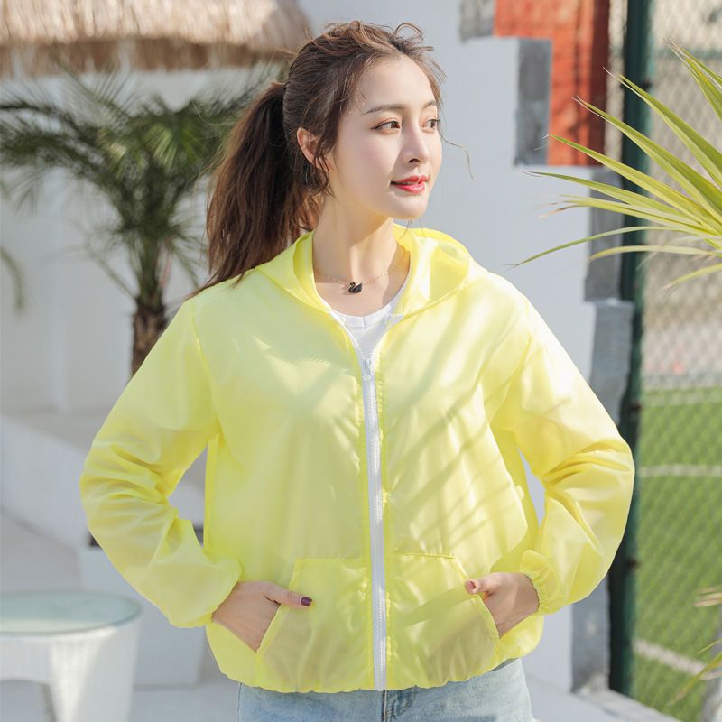 Sunscreen clothing women's UV protection quick-drying breathable summer sunscreen clothing men and women riding short coat thin section air-conditioning shirt
