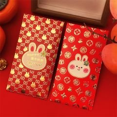 2023 Year of the Rabbit New Year Red Packet Personality Creative Large Long Section High-end Hong Kong Version Cute Cartoon Utilities Packet