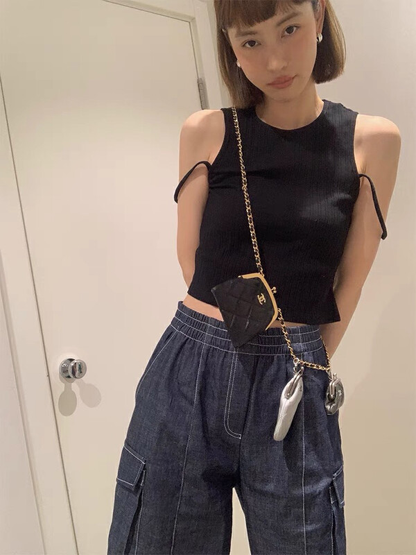 New autumn style! 【WGWE】Korean version simple all-match vest/sling 2531# FHX
