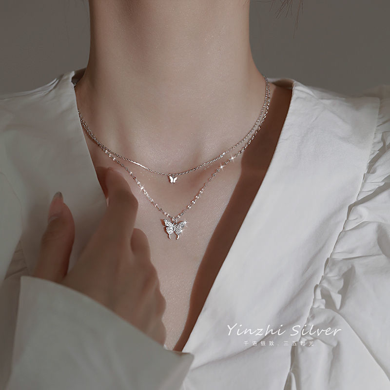 Pearl necklace women's gentle fairy temperament high-end clavicle chain ins does not fade light luxury niche new 2021