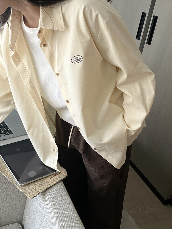 【TN】Korean casual all-match loose shirt 2189# CLS