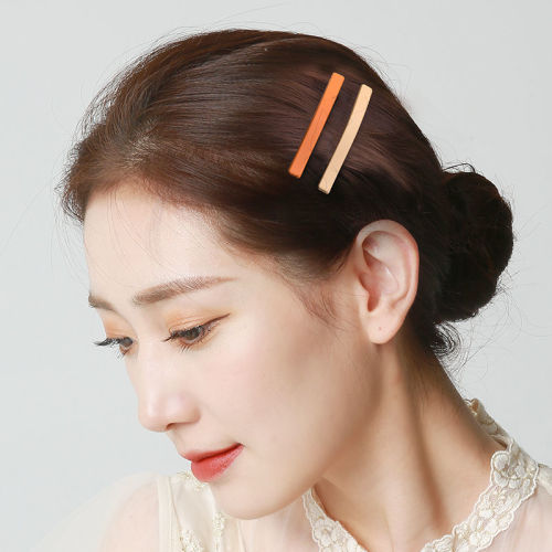Hair clip female Korean one-word clip bangs clip side clip top clip back head hair clip headdress ins girl broken hair clip
