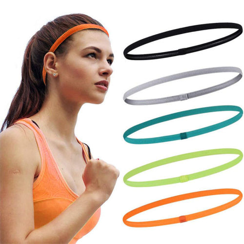 [Running headband] sweat-guiding sports headband for men and women non-slip silicone fitness yoga running football sweat-absorbing headband