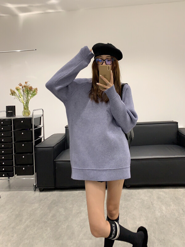 Original price 188.99! [VANESSA] Thick dense knitted mid-length warm sweater 5696# OZQ