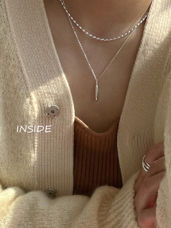 [INSIDE] Niche French fashion short necklace (with random box) X3569# ZXL