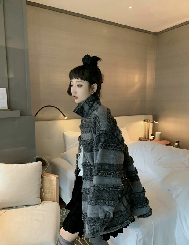 【VANESSA】Plush plus cotton thick coat C705# OZQ