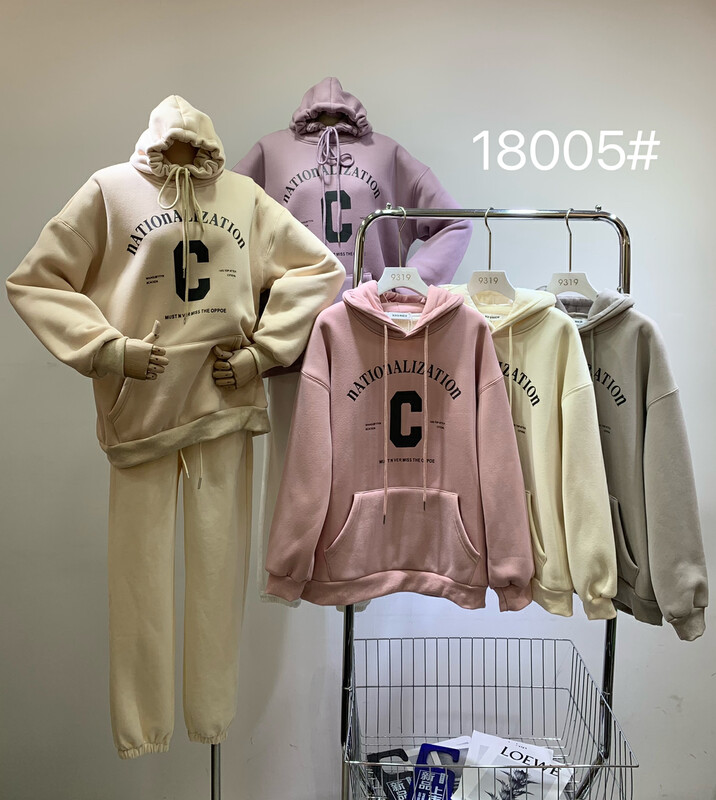 【9319】Northern velvet C printed hoodie 18005# L