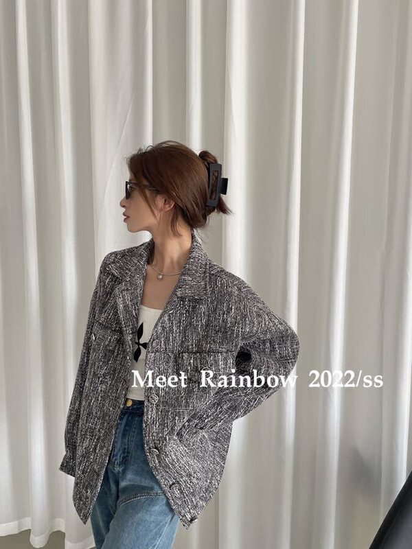 Original price 135.23! [RAINBOW] Xiaoxiangfeng winter coat short coat (loose and versatile) 5251# FHX
