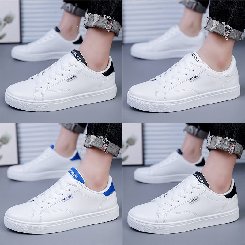 Classic small white shoes Korean style fashion flat shoes white shoes men's trendy all-match high-value summer low top