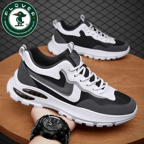 PLOVER woodpecker genuine official website men's shoes youth low top spring solid color flat shoes mesh shoes men's students