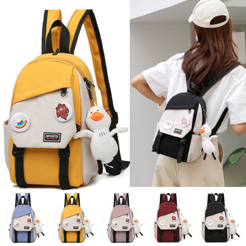 Schoolbag female Sen series all-match campus simple backpack high-value bag female new  explosive style durable