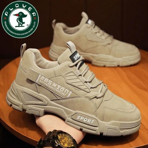 PLOVER woodpecker men's tooling shoes low top breathable mesh shoes men's shoes summer breathable work shoes casual shoes