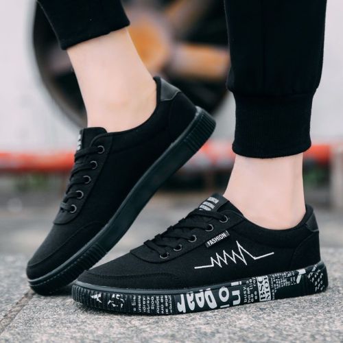 Shoes men's summer breathable trend all-match canvas shoes men's low top men's sneakers flat shoes sports casual shoes
