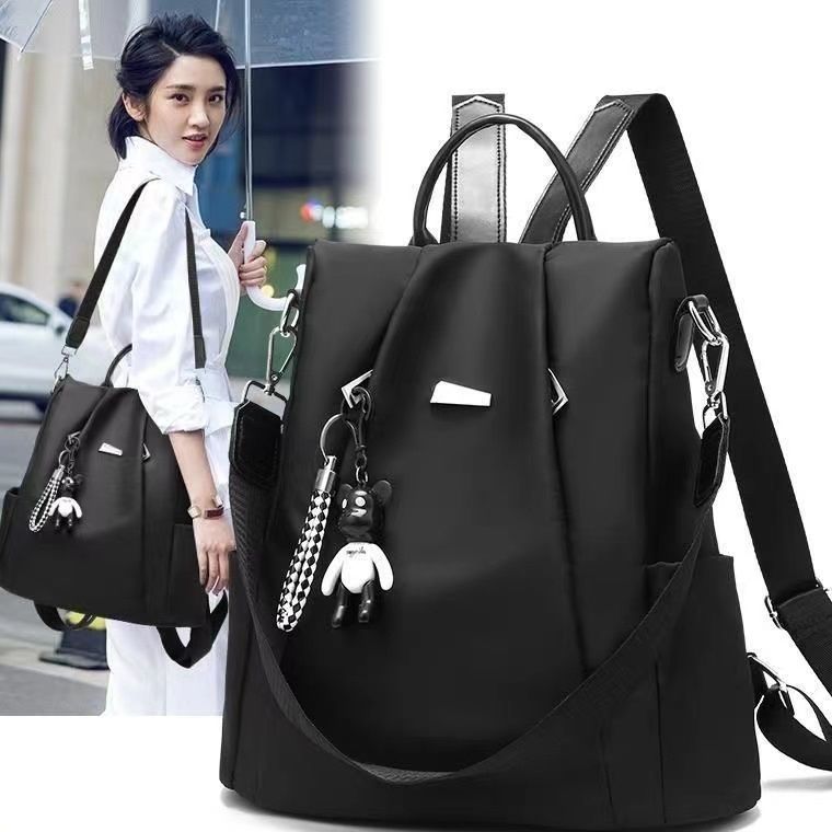 Backpack female 2022 new Korean version trendy all-match fashion internet celebrity schoolbag large capacity waterproof travel mummy bag