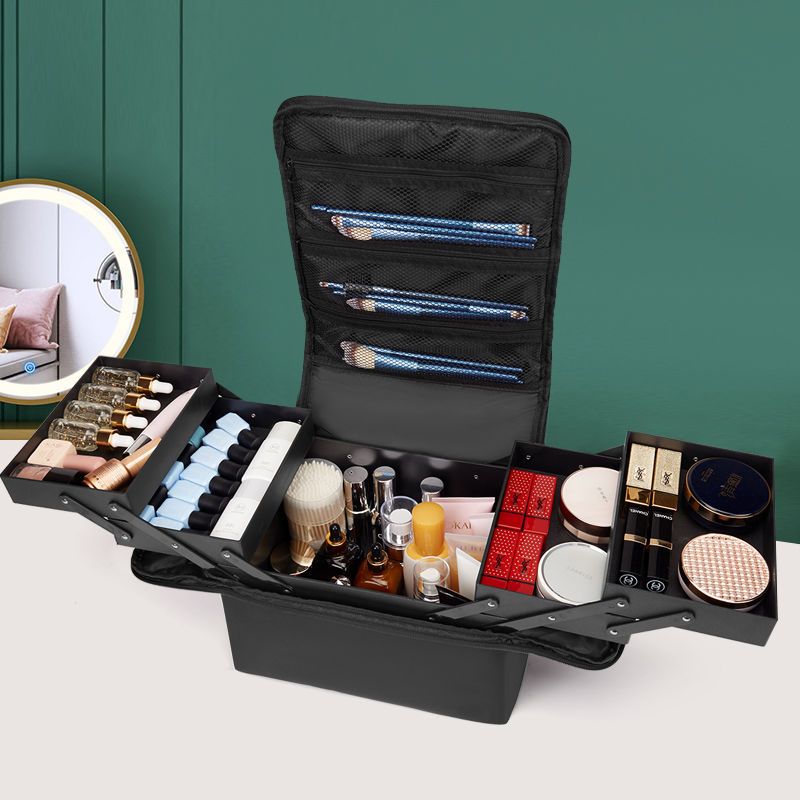 Professional makeup box storage multi-layer large cosmetic bag portable nail tattoo embroidery beauty and makeup multifunctional toolbox