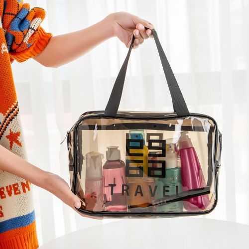 Internet celebrity transparent travel ins waterproof cosmetic bag men's and women's bag large-capacity portable wash bag cosmetic storage bag