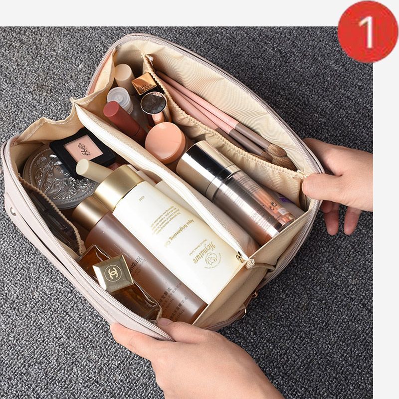 2022 new cosmetic bag large-capacity portable high-end cosmetic case travel wash bag ins makeup storage bag