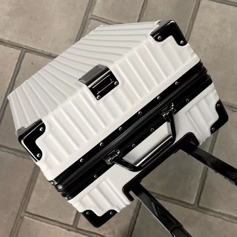 High-value leather suitcase female durable password box large capacity super large universal wheel trolley suitcase male