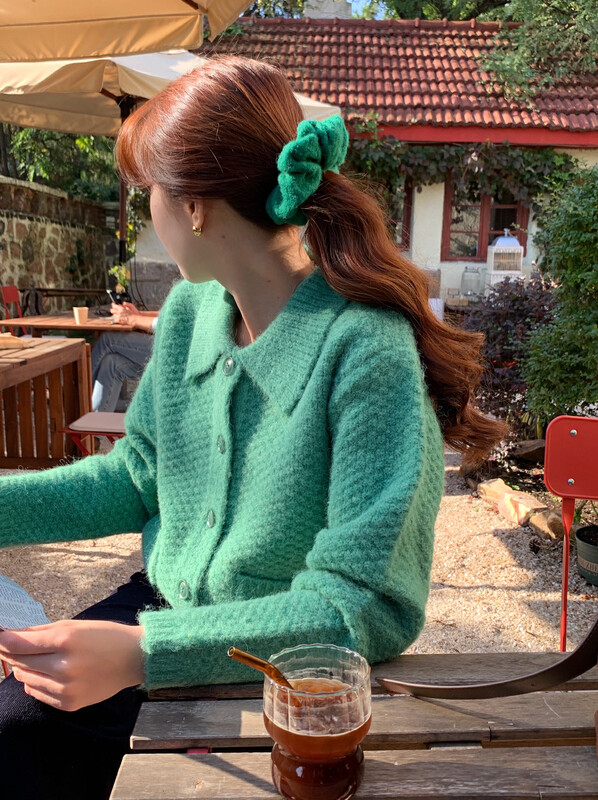 【VIVIS TYPE】Textured Design Double Pocket Thick Cardigan Warm Sweater 3232# HJY