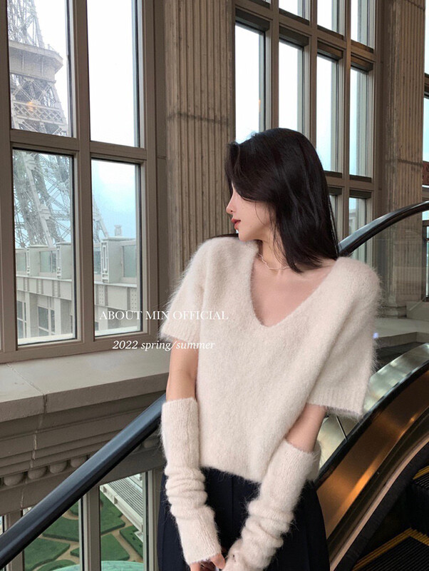 【WGWE】Korean style pullover all-match sweater (with sleeves) 3148# FHX