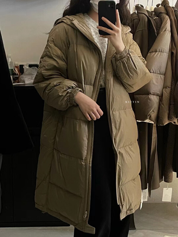 【KITTIN】Korean simple hooded warm down jacket 2185# FHX