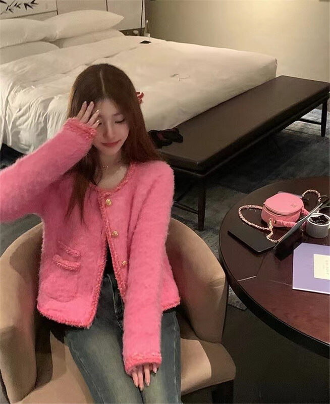 【MS STUDIO】Korean round neck temperament warm sweater 9527# PCZ