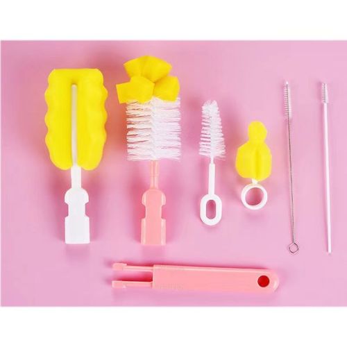 10 pieces of straw brush gravity ball straw cup brush bottle baby drink special cleaning nylon hair brush cleaning tool set