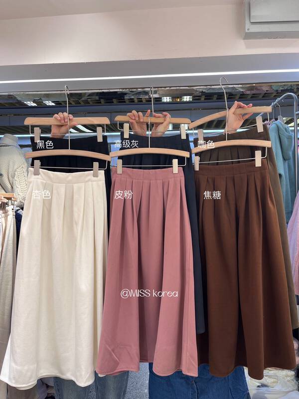 [MISS KOREA] woolen all-match temperament skirt 5317# HBX