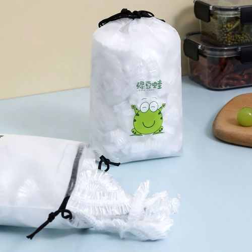 Food-grade disposable plastic wrap cover refrigerator leftover bowl cover self-sealing sealed fresh-keeping cover bowl cover dust-proof and fly-proof