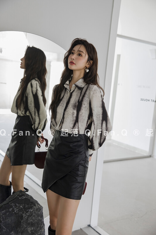 New autumn style! [Qi Fan] Slim skirt for commuting 80318# JHY