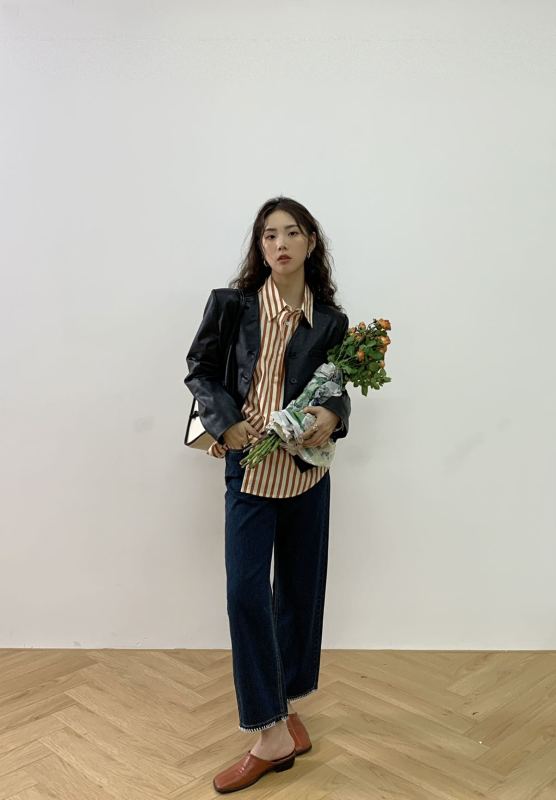Original price 89.11! 【ONIVINTAGE】Korean straight jeans OD216J3179
