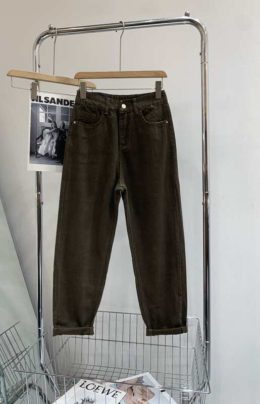 Original price 91.99! 【T.H】Korean style loose fashion casual all-match harem jeans 66201-02# LSW