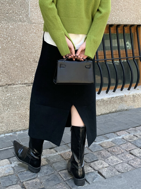 【ONIVINTAGE】All-match knitted skirt OYW226N6712