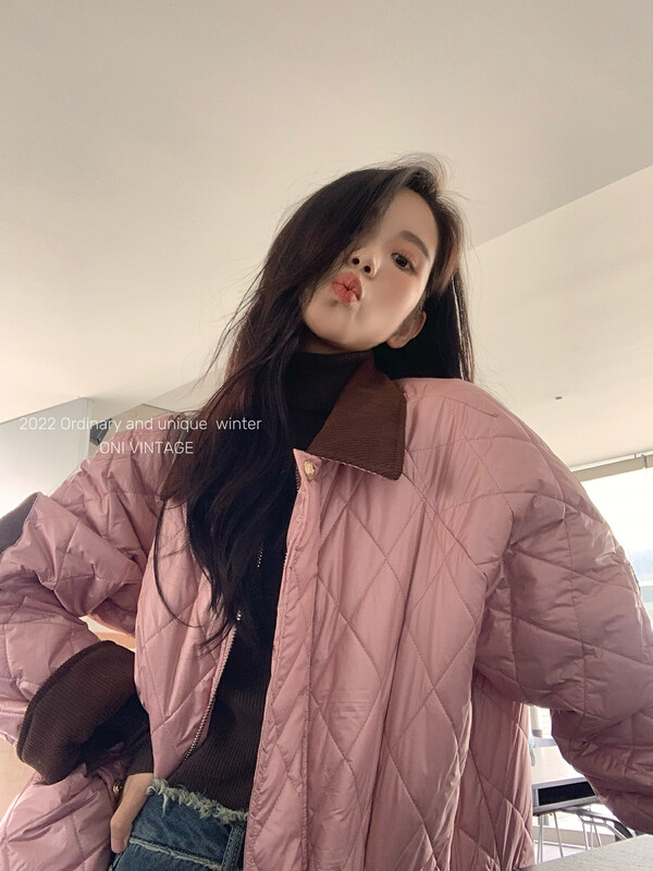[ONIVINTAGE Oni] Stitching cotton jacket cotton jacket OW226N6637