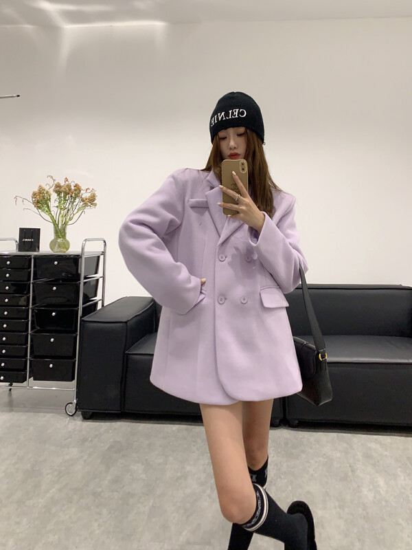 【VANESSA】Macaron color plus cotton suit coat 8553# OZQ