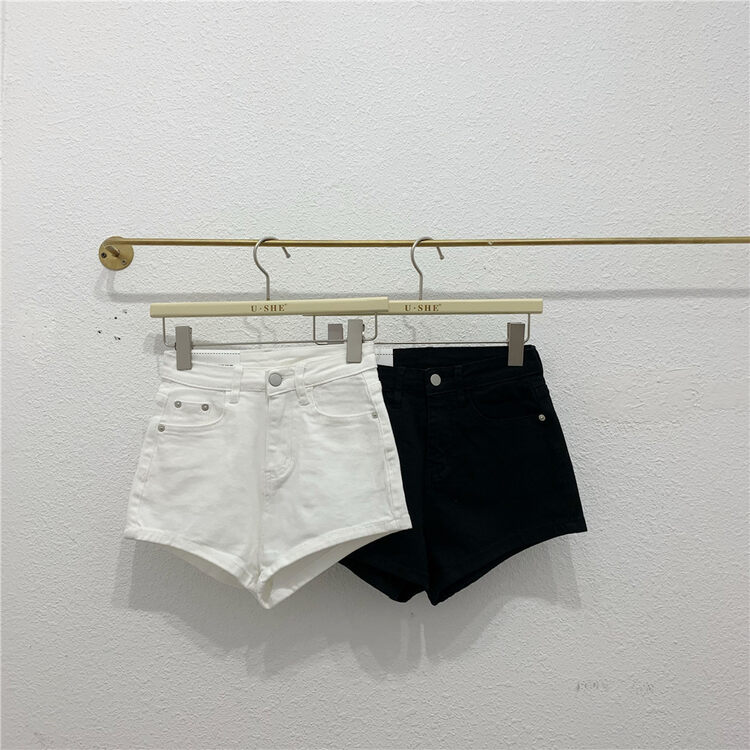 【U.SHE】Korean style simple all-match denim shorts u32166# JJ