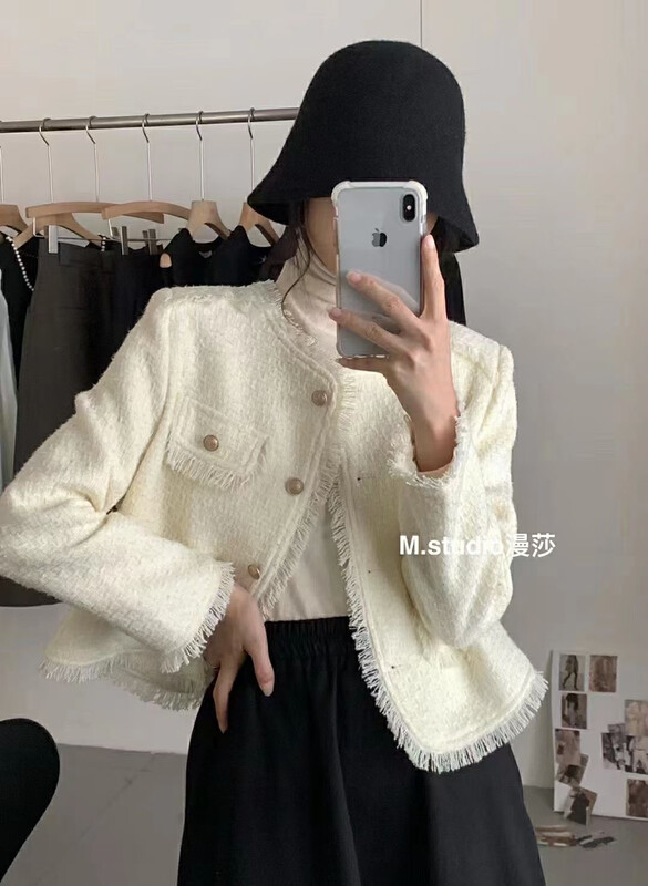 【MSTUDIO Mansha】French retro style warm down jacket (including 90% white duck down) y7089# HBX