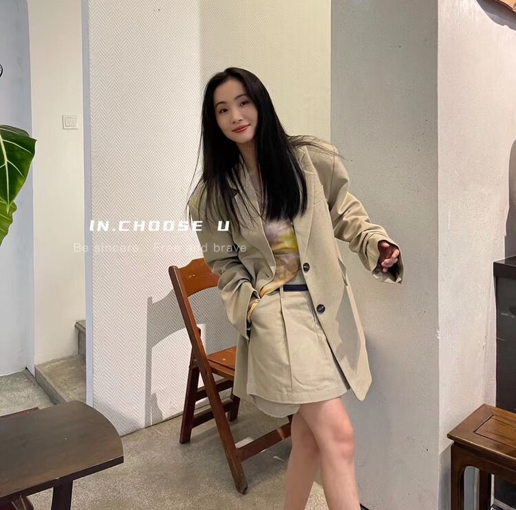 New in autumn! 【IN.CHOOSE U】Personal irregular design skirt (with belt) YS1-66321# CQW