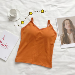 Real shot ~ V necktie, chest pad, detachable strap vest, elastic back underwear, and bottom dressing