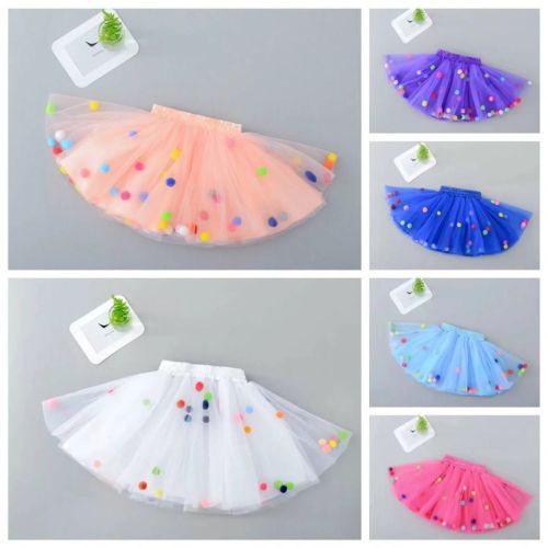 [Factory direct sales] 2020 new children's ball skirt cute girl tutu skirt super fairy half-length gauze skirt' baby